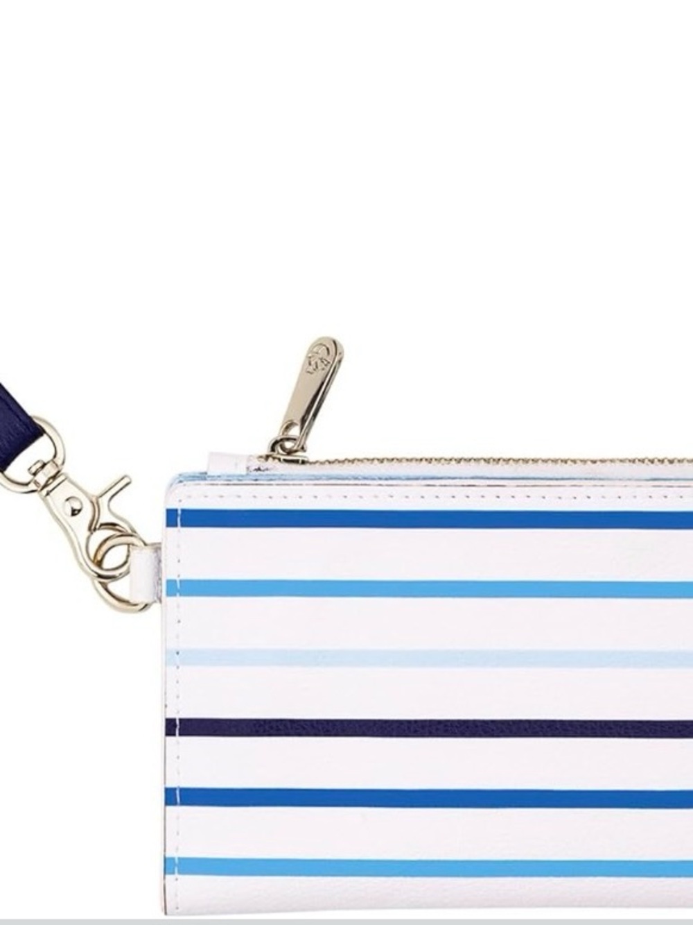 Draper James Striped Travel Wallet